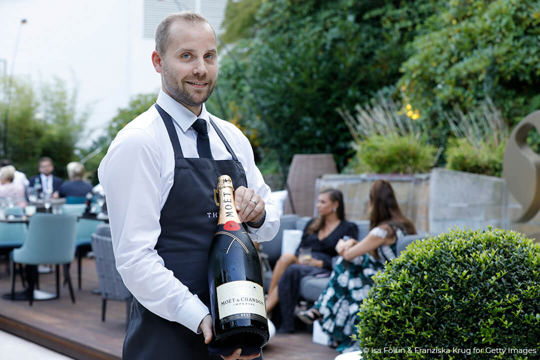 Kellner im Casino Baden-Baden